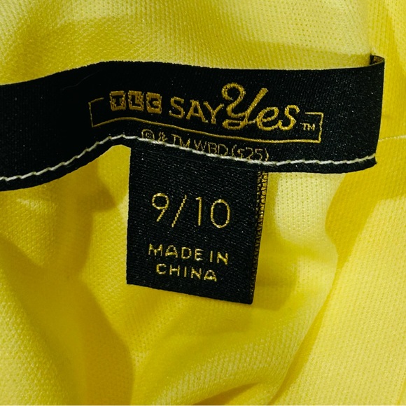 Macy’s TLC Say Yes Yellow Strapless Ball Gown Prom Pageant Dress Sz 9-10 - Picture 6 of 8